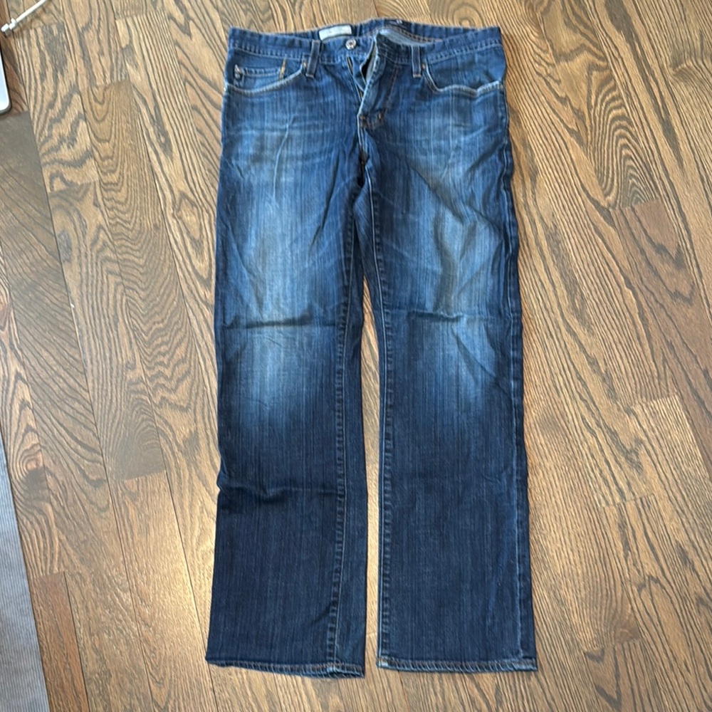 Ag Adriano Goldschmied Protege Blue Straight Jeans